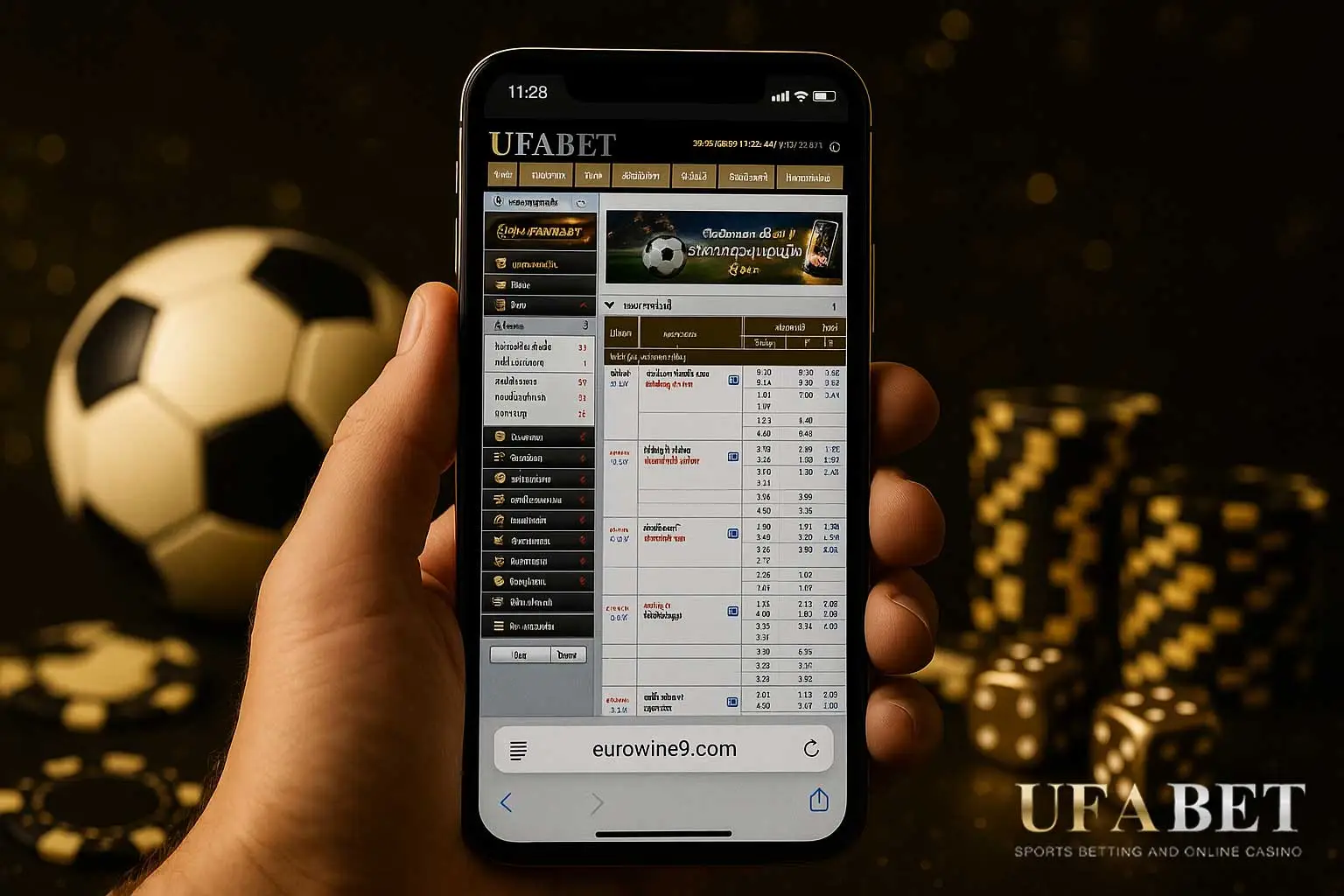 แทงบอลมือถือ UFABET โลกของการแทงบอลออนไลน์ในมือคุณ